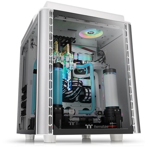 Thermaltake Level 20 HT Snow full-tower, tempered glass, 2x standard 140mm fans Slike