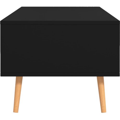  Stolić za kavu crni 100 x 49,5 x 43 cm od konstruiranog drva Slike