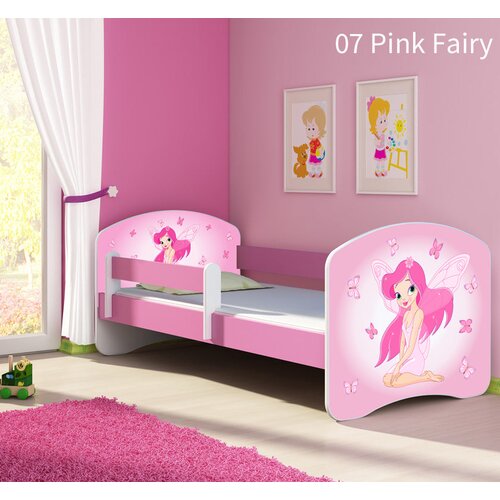  Otro&scaron;ka postelja ACMA z motivom, stranska roza 180x80 cm 07 Pink Fairy Cene