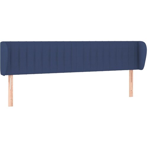  Uzglavlje s u&amp;scaron;ima plavo 163x23x78/88 cm od tkanine Slike
