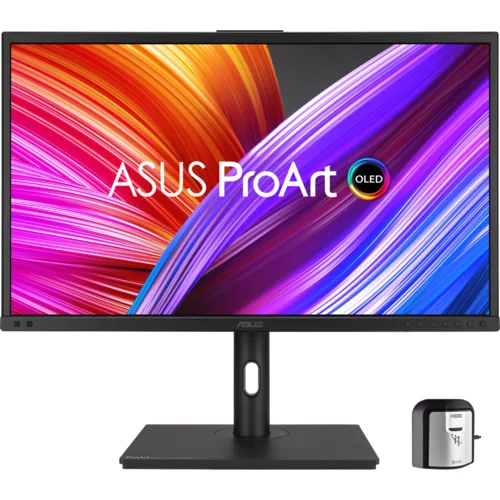 Asus ProArt Display OLED PA27DCE-K profesionalni monitor - 27" (26.9" viewable), OLED, 4K UHD (3840 x 2160), 99% DCI-P3, HDR-10, HLG, dE < 1, USB-C PD 80W, HDMI, Hardware Calibration, Calman Ready, ColourSpace Integration - 90LM0810-B01I70