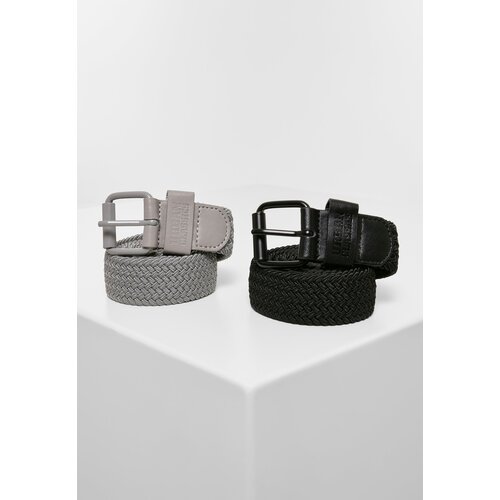 Urban Classics Accessoires Elastic band set blk/grey Cene