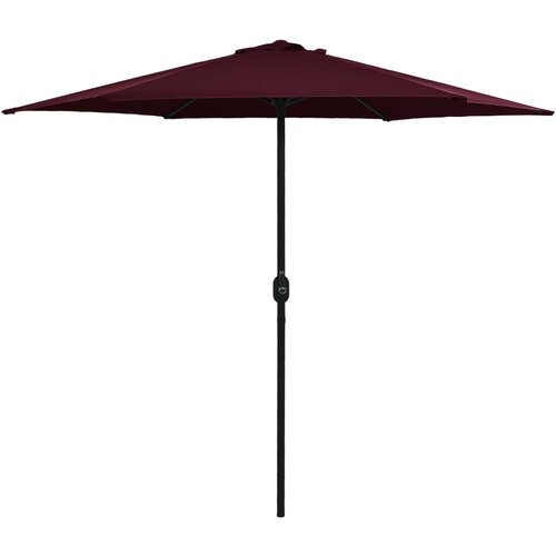 vidaXL Zunanji senčnik z aluminijastim drogom 270x246 cm bordo rdeč Cene