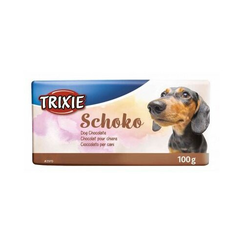 Trixie schoko - crna čokolada 100gr poslastica za pse Slike