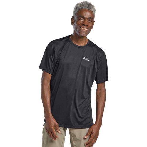 Jack Wolfskin Mu&amp;scaron;ka majica TECH T M, Crna Slike