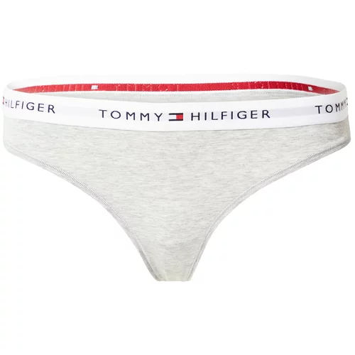 Tommy Hilfiger Underwear Tangice mornarska / pegasto siva / rdeča / bela
