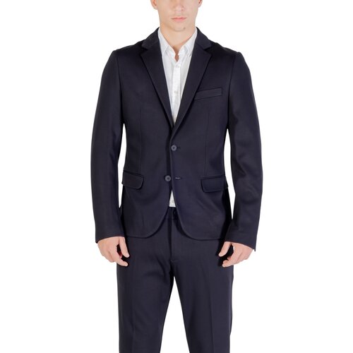 Antony Morato Jakne &amp;amp; Blazerji ASHE SUPER SLIM FIT MMJS00078-FA151183 Modra Slike