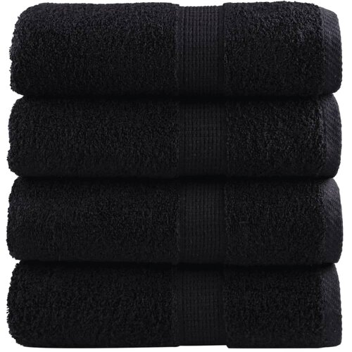 Premium ručnici za pranje SOLUND 4 kom. crni 30x30 cm 600 g/m&sup2; Cijene