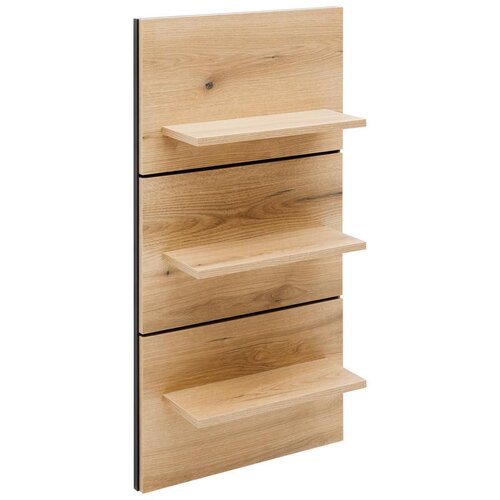 M&amp;ouml;max Stenska Polica Mateo, Barva Hrasta, Črna Slike