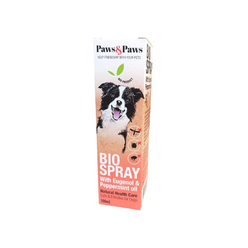 PAWS&amp;amp;PAWS biospray sprej za uni&amp;scaron;tavanje parazita na životinjama, 100ml Slike