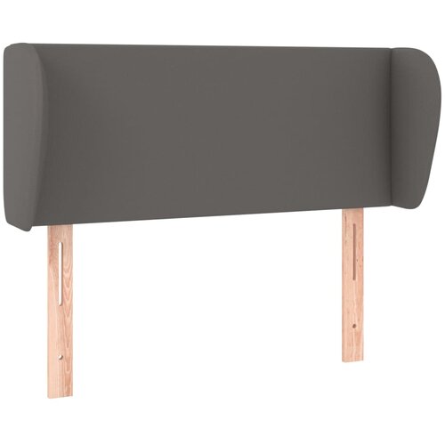 vidaXL Vzglavje z ušesi sivo 83x23x78/88 cm umetno usnje, (20793049) Cene