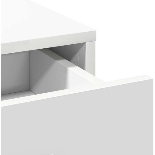VidaXL Set od 3 Bijela MDF, Staklo Kompatibilan Toaletni stol Slike