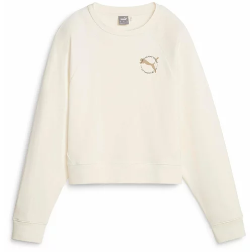 Puma Sportska sweater majica 'BETTER SPORTSWEAR' bež / crna / bijela