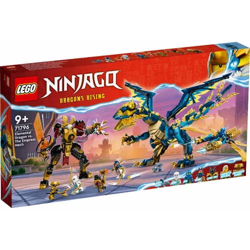 Lego Ninjago® 71796 Elementarni zmaj protiv caričina robota