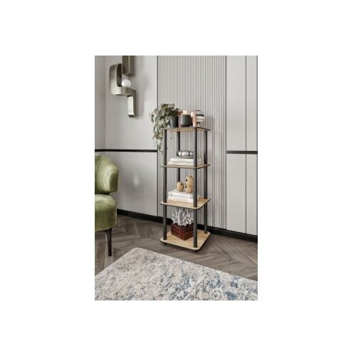 Hanah home Polica za kuću Bookcase, 34x140x34 cm, Boje oraha Cene