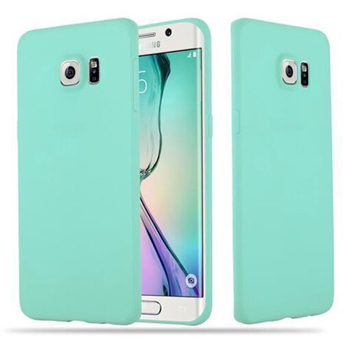 Cadorabo Ohi&amp;scaron;je, združljiv s Samsungom v Candy Blue - Za&amp;scaron;čitni pokrov iz fleksibilnega silikona TPU, (20570667) Slike