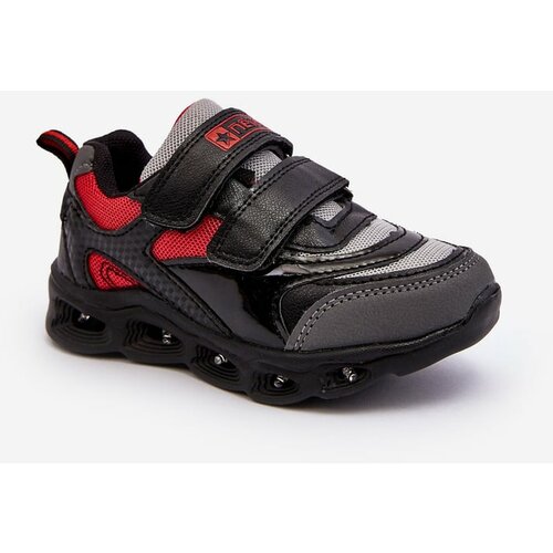 Kesi Children's Leather Sports Shoes Black Lunno Slike
