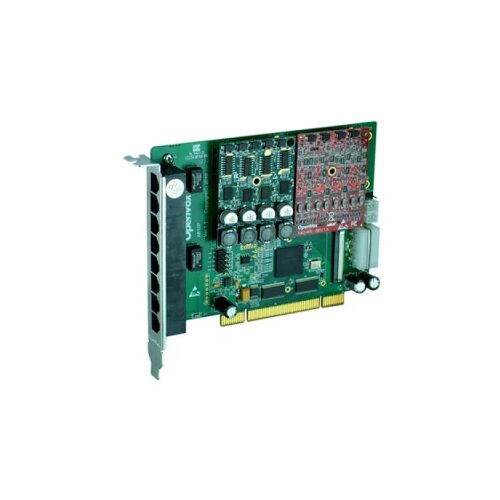 OpenVox A810P pci voip 8-portna asterisk kartica (2 slota za FXO400 / FXS400 module) Slike