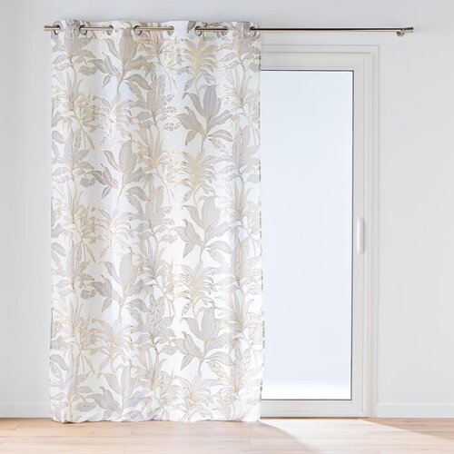 Douceur d intérieur Bež/u zlatnoj boji prozirna zavjesa 135x240 cm Vayana – Cijene