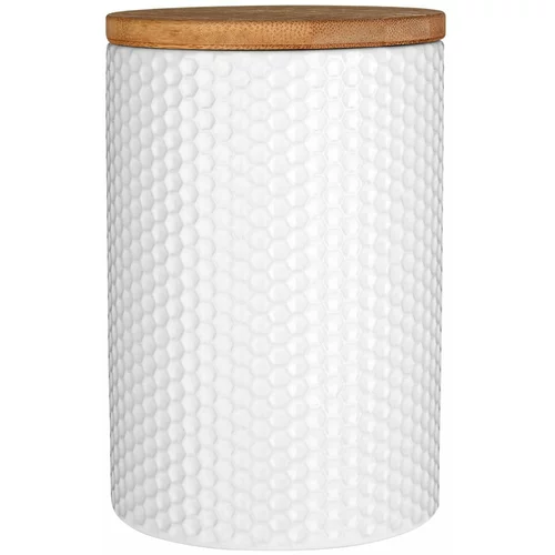 Premier Housewares Bijela posuda s poklopcem od bambusa ⌀ 10 cm
