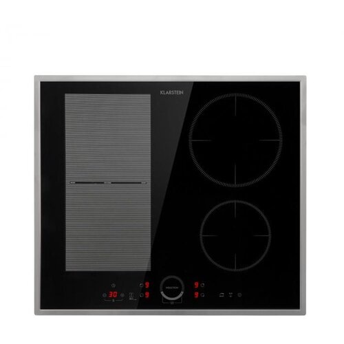 Klarstein Delicatessa 60 Hybrid Prime, kuhalna plo&amp;scaron;ča, indukcija, 4 cone, 7000 W, črna Slike