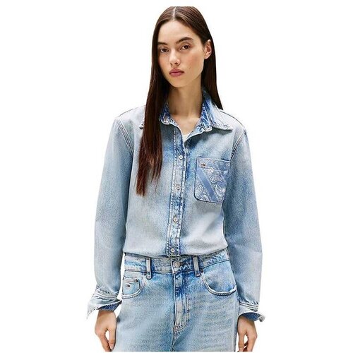 Tommy Hilfiger regular fit ženska košulja THDW0DW20665-1AB Cene