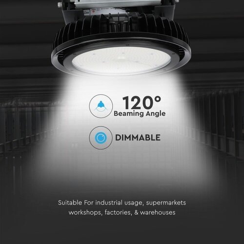  led prigu&amp;scaron;iva industrijska svetiljka high bay LED/500W/230V 4000K IP65 crna Slike