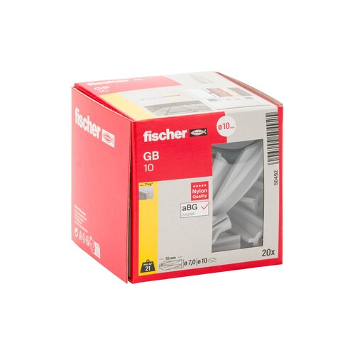 Fischer Tipl plastični za gasbeton (Ytong) GB 10 20 kom Cene