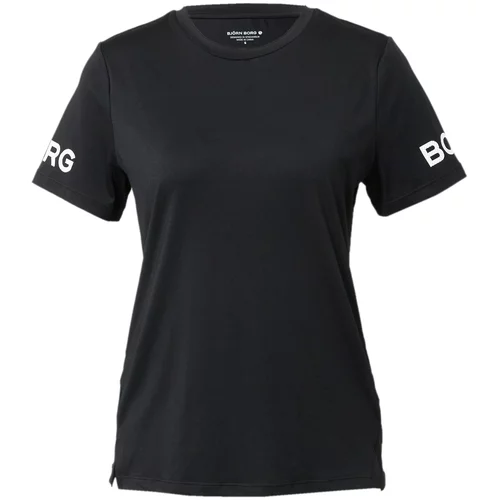Bjorn Borg Tehnička sportska majica crna / bijela