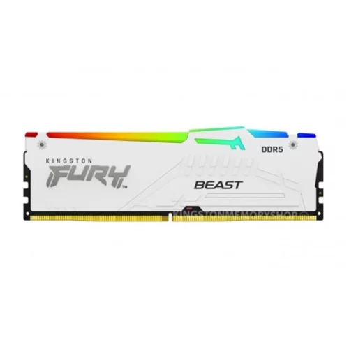 Kingston 32GB 5600MHz DDR5 W.White RGB, CL36, 288-pin,EXPO certified