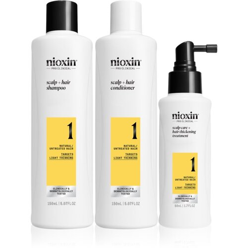 Nioxin Scalp Recovery darilni set za tanke ali redke lase 3 kos Cene