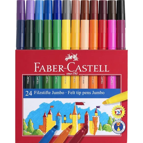  Flomastri šolski faber-castell jumbo 1/24 FABER-CASTELL