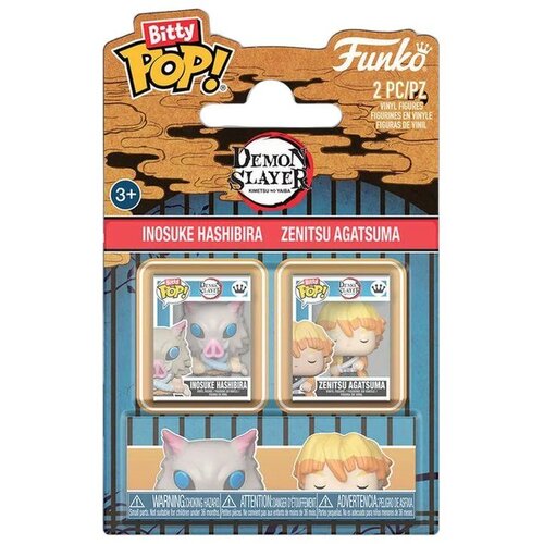 Funko Figura Bitty POP! Demon Slayer - Inosuke &amp;amp; Zenitsu 2PK Slike