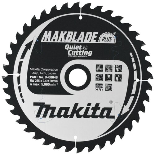 Makita list za testeru od tvrdog metala, MAKBlade Plus, sa 80 zubaca B-08785 Cene