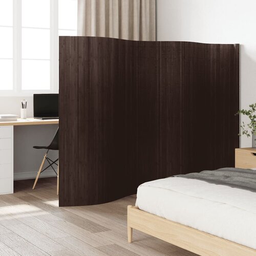 VidaXL Paravan temno rjav 165x400 cm bambus Slike