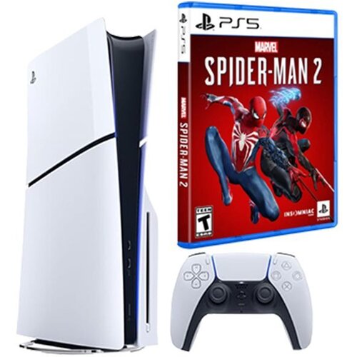 Playstation 5 Slim D chassis + Fortnite VCH + Marvel&amp;#039;s Spider-Man 2 SE VCH PS5 Slike