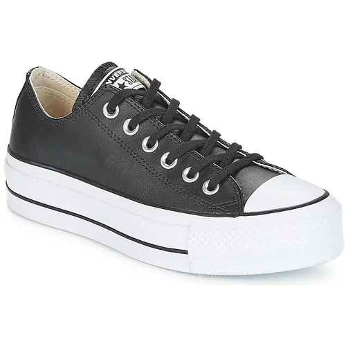 Converse chuck taylor all star lift clean ox leather crna