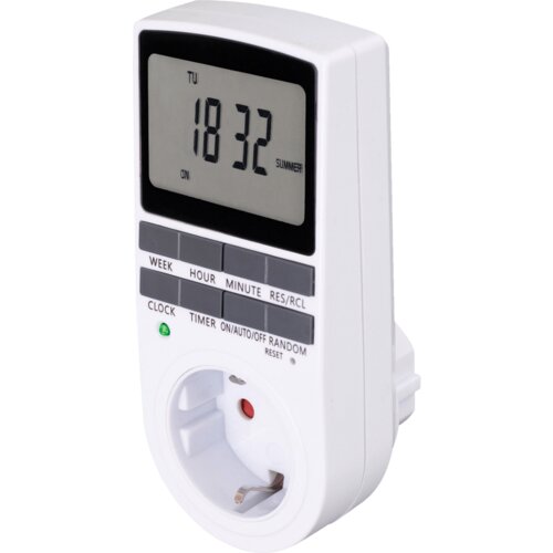 Home Digitalni programator vremena, 10 programa - TD 011, Bijeli Slike