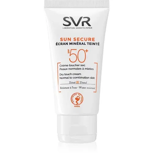 SVR Sun Secure mineralna tonirana krema za normalno do mešano kožo SPF 50+ 60 g
