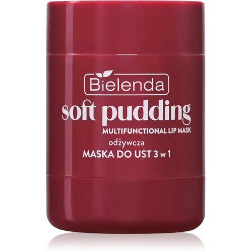 Bielenda Soft Pudding regeneracijska maska za ustnice Very Cherry 12 g Slike