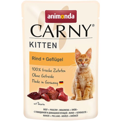 Animonda Carny Kitten vrećice 24 x 85 g - perad - mje&amp;scaron;avina Slike