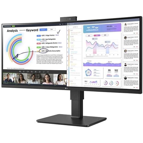 LG 34BQ77QC-B.AEU 86,72cm Curved LED zaslon Energetska učinkovitost 2021 G (A - G) 86.4 cm (34 palac) 34 Slike