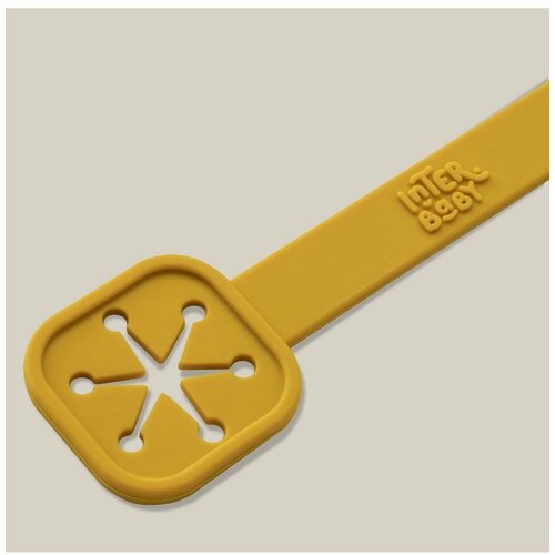 Interbaby silikonski držača tetra pelena Earth Ocher (2 kom) Slike
