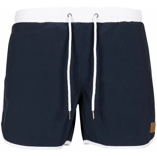 Urban Classics Kupaće hlače mornarsko plava / bijela