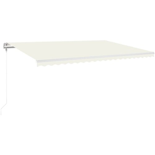 vidaXL Automatska tenda sa senzorom za vjetar LED 500x300 cm krem Cijene