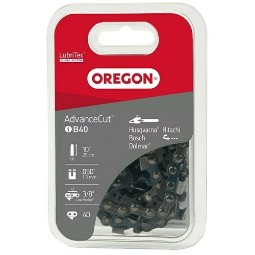 Oregon Veriga za žago AdvanceCut B40 (40 zob, dolžina reza: 25 cm, širina utora: 1,3 mm)