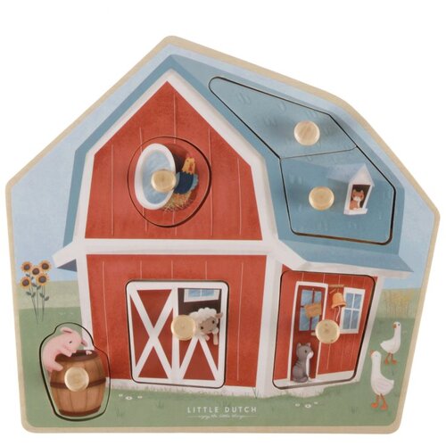 Little dutch drvene puzzle little farm Cijene