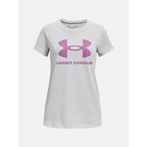 Under Armour T-shirt UA SPORTSTYLE LOGO SS-GRY - Girls Cene