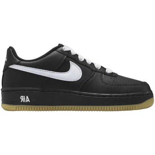 Nike Nizke superge Air Force 1 LV8 Black/White/Gum (GS) Črna Cene