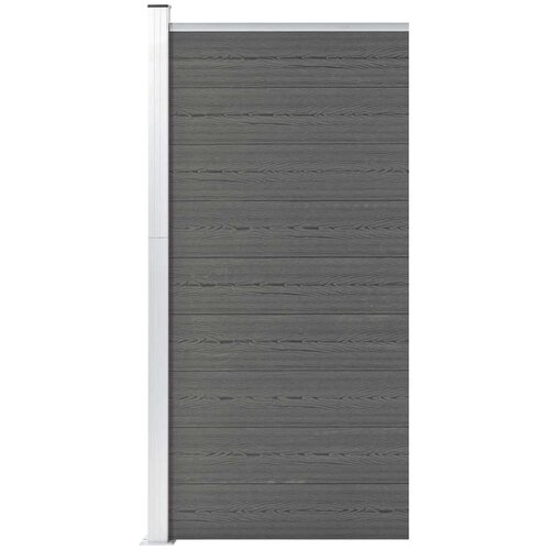  za ogradu WPC 95 x 186 cm sivi Slike